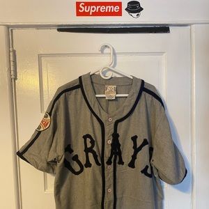 Vintage Homestead Grays Josh Gibson Wool Jersey